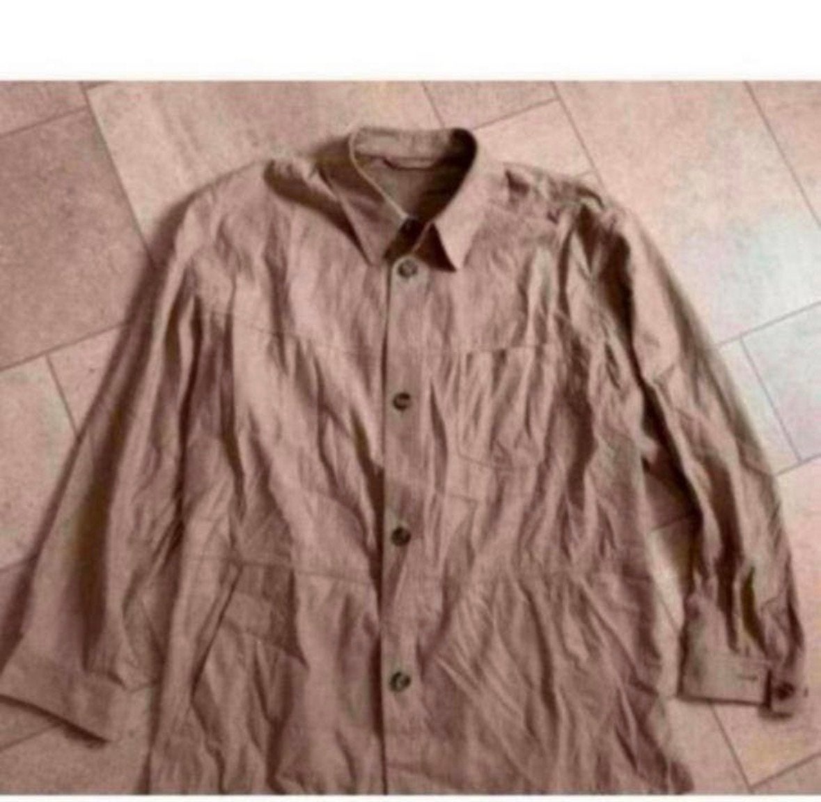 Odermark Louis Copeland heren overhemd/jasje, Kleding | Heren, Ophalen of Verzenden, Zo goed als nieuw, Maat 52/54 (L), Bruin