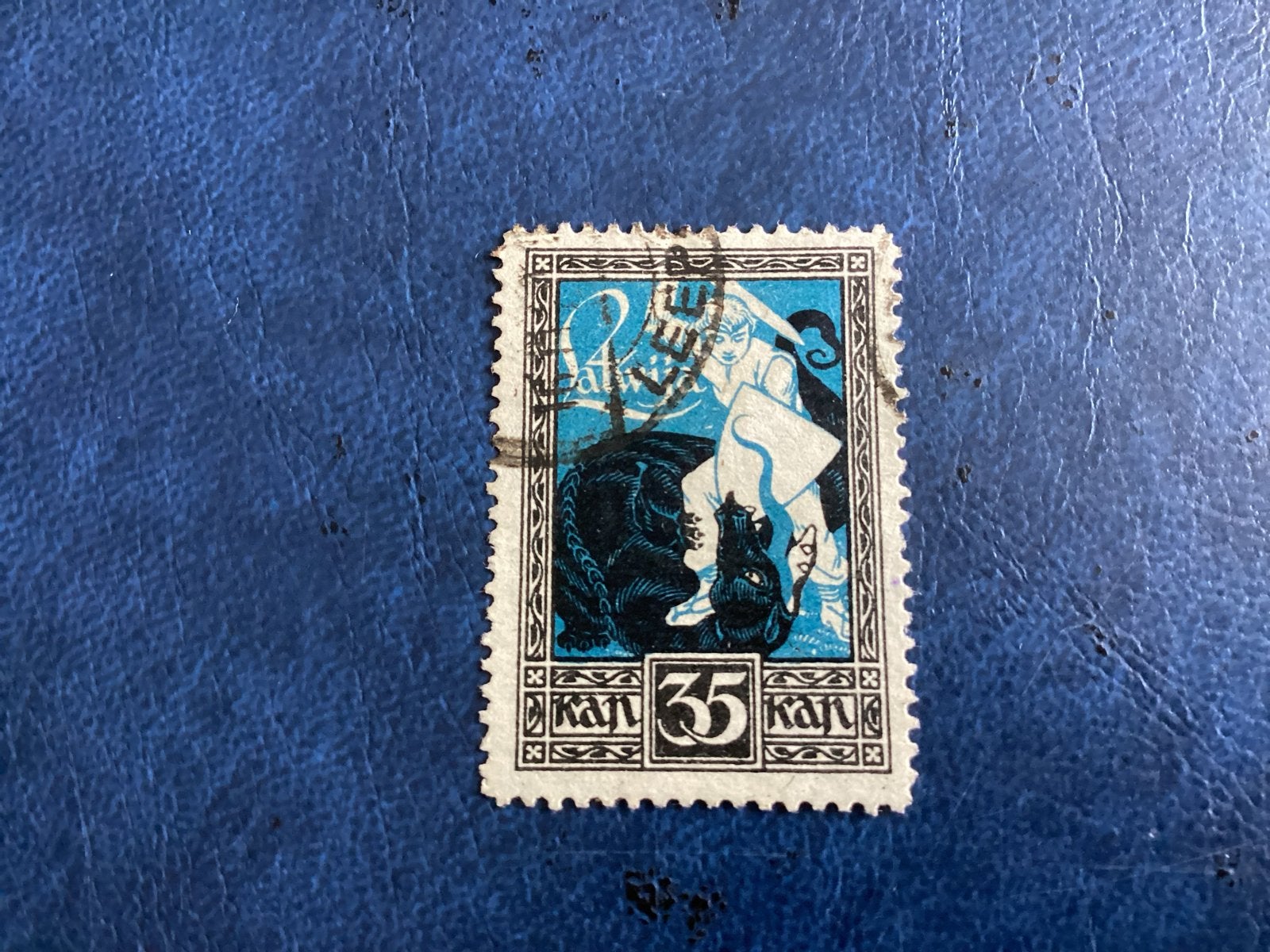 Letland 1919- Mi.39-, Ophalen of Verzenden, Gestempeld