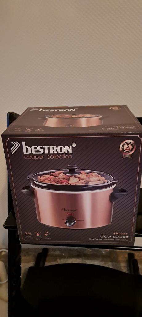 Bestron ASC350CO slow cooker, Ophalen of Verzenden, Nieuw