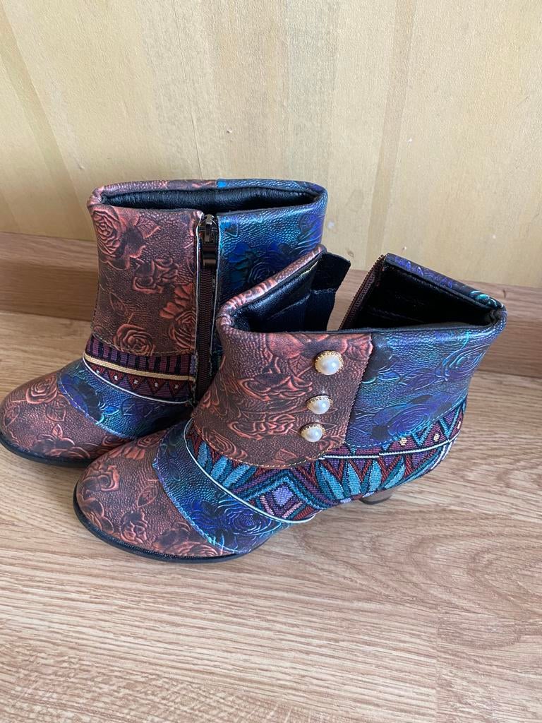 Laarsjes, Kleding | Dames, Schoenen, Overige kleuren, Lage of Enkellaarzen, Ophalen of Verzenden, Zo goed als nieuw