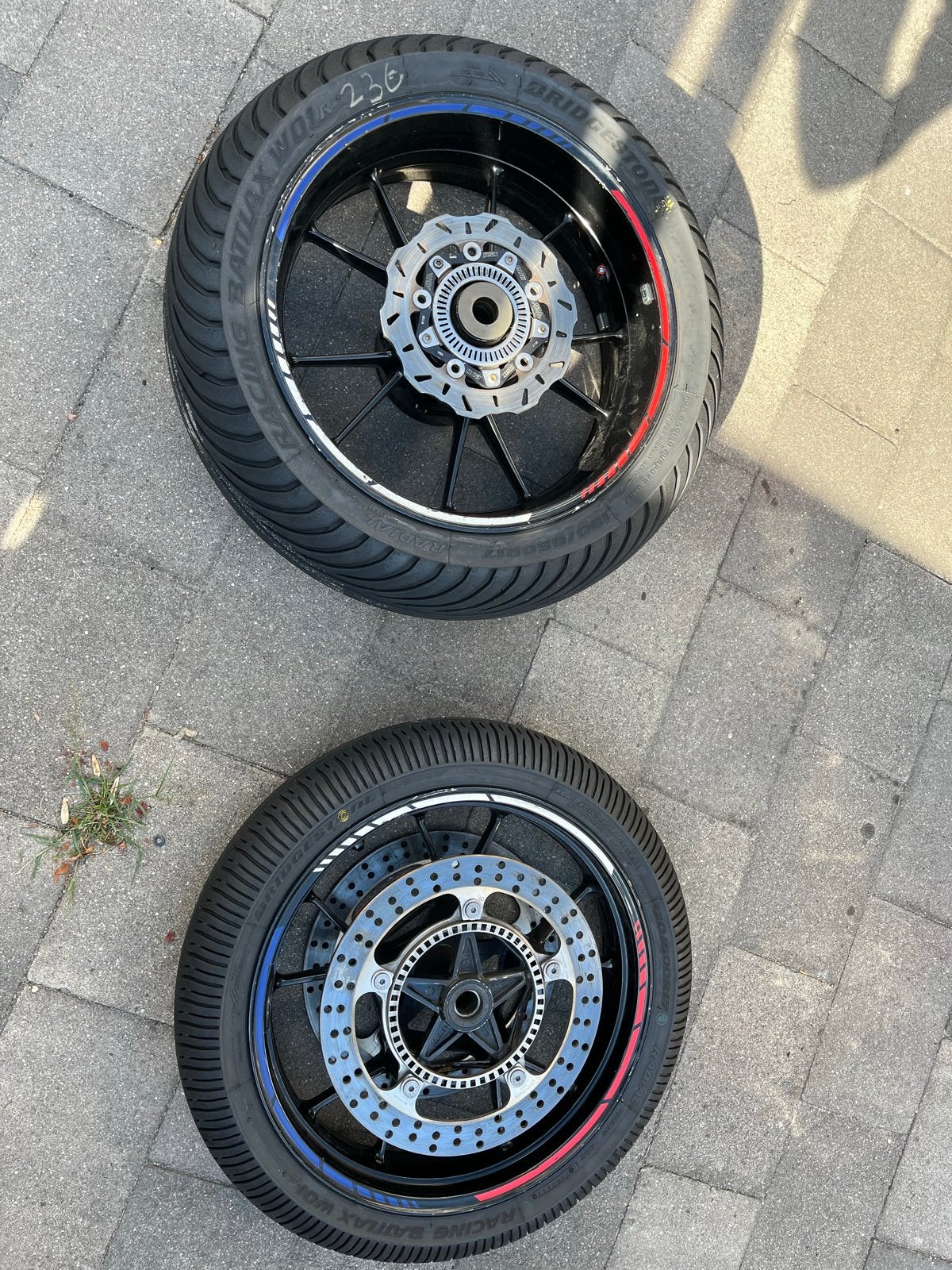 BMW S1000RR velgen regenwielen, Motoren, Ophalen, Gebruikt