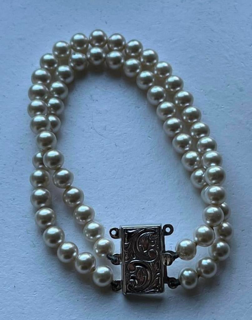 Antieke zilveren sieraden slot, Sieraden, Tassen en Uiterlijk, Antieke sieraden, Ophalen of Verzenden, Zilver, Armband