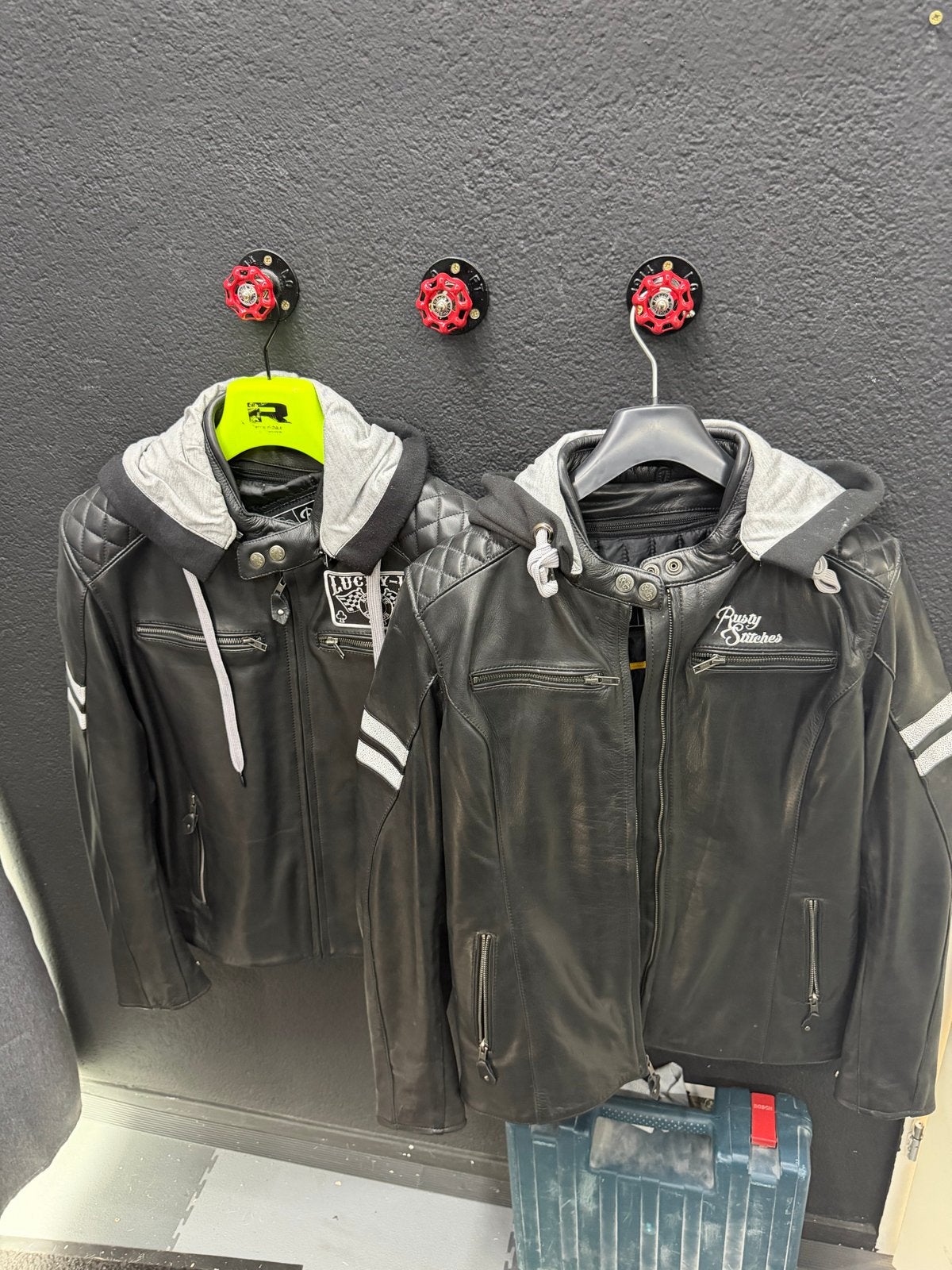 Rusty Stitches Leren Motorjassen met Capuchon (His & Hers), Ophalen, Tweedehands, Dames, Jas | leer