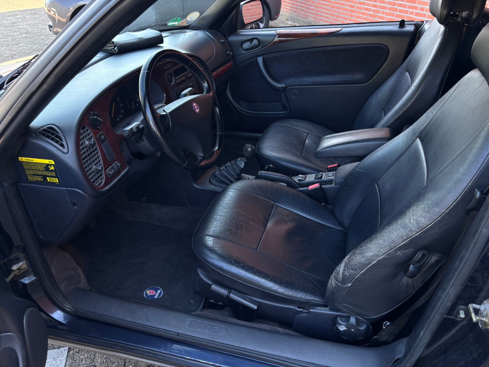 Saab 900 2.0 I Cabrio 1998 Blauw, foto 4
