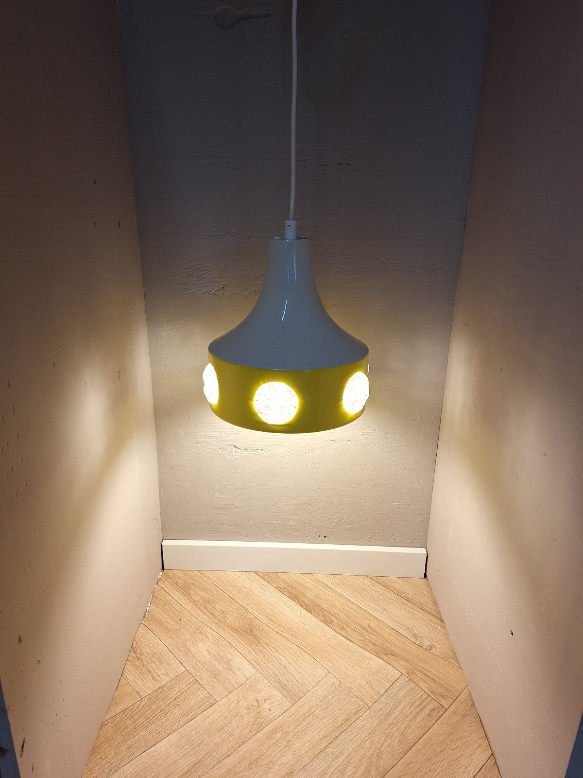 Retro / vintage hanglamp jaren 60/70, Ophalen of Verzenden