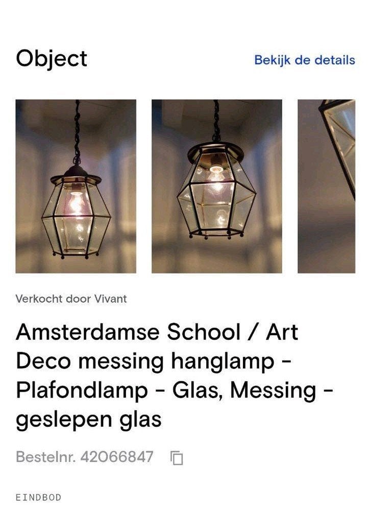 Hanglamp, Ophalen