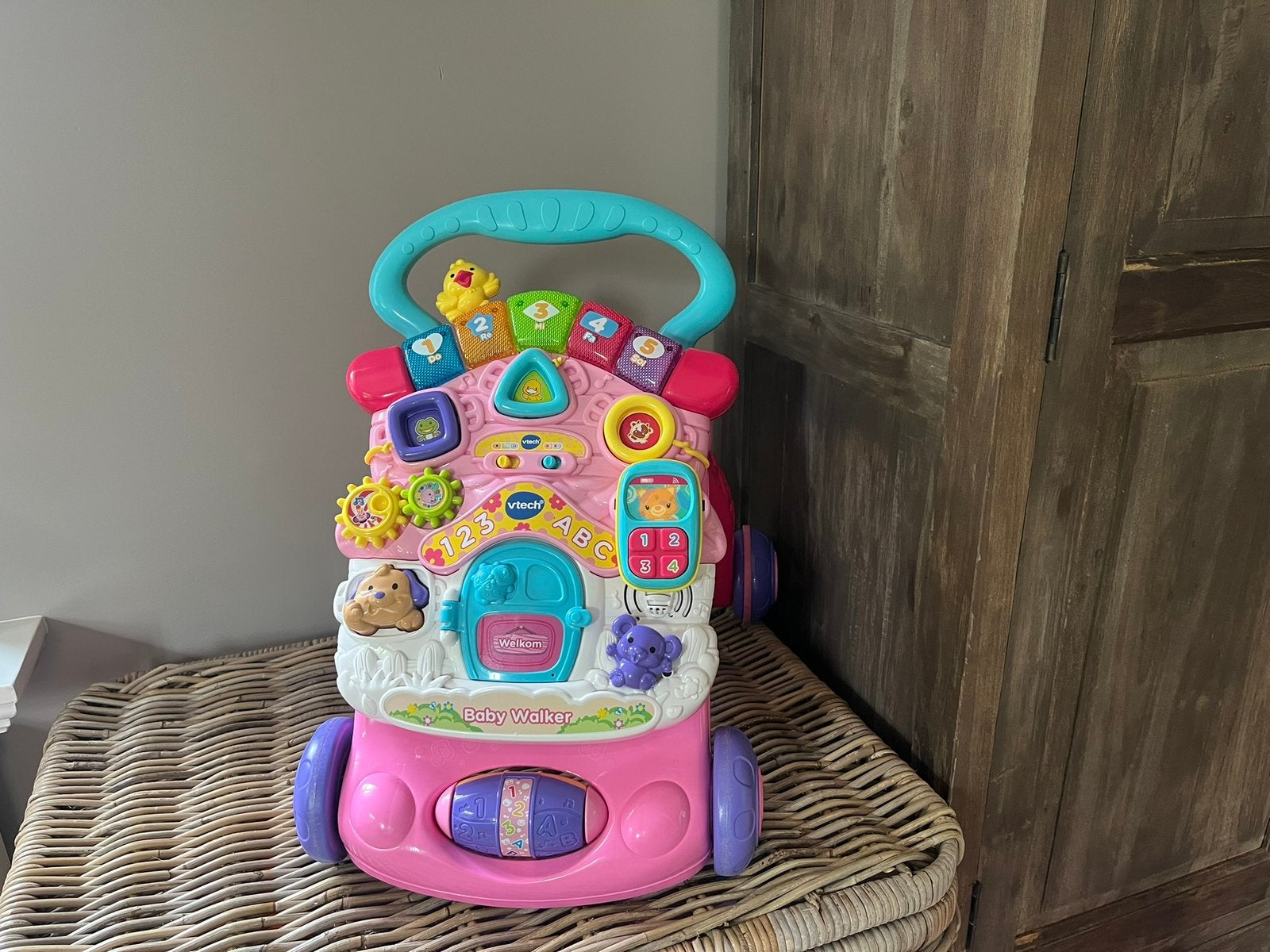 Vtech loopwagen, Ophalen of Verzenden, Zo goed als nieuw, 6 maanden tot 2 jaar