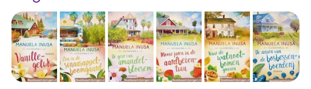 Manuela Inusa boekenreeks Kustdromen, Ophalen of Verzenden, Zo goed als nieuw, Manuela Inusa, Nederland