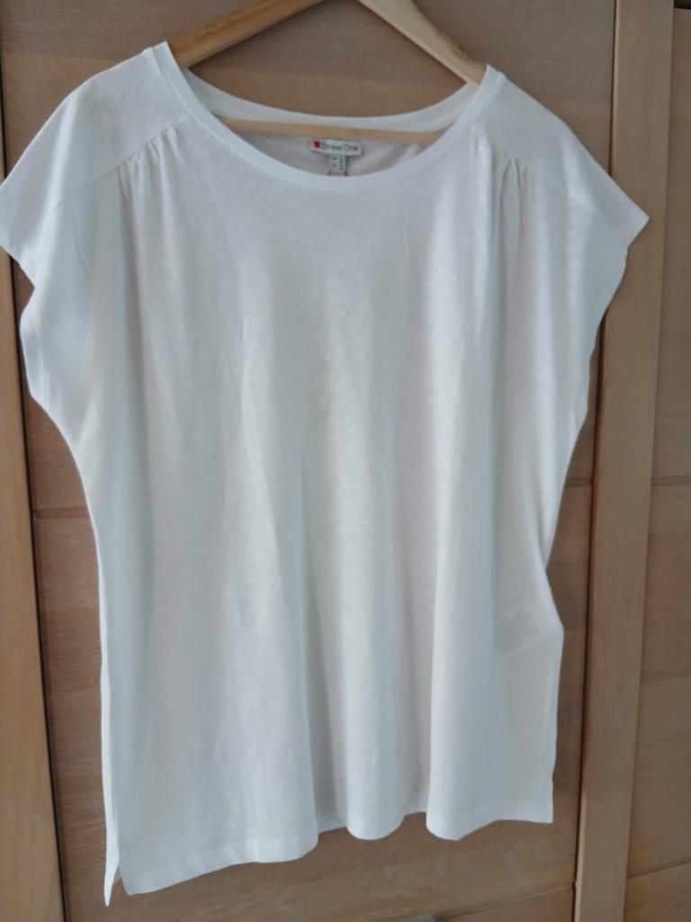 Nieuw  Street One  Shirt   Maat 42, Kleding | Dames, Wit, Nieuw, Ophalen of Verzenden, Korte mouw