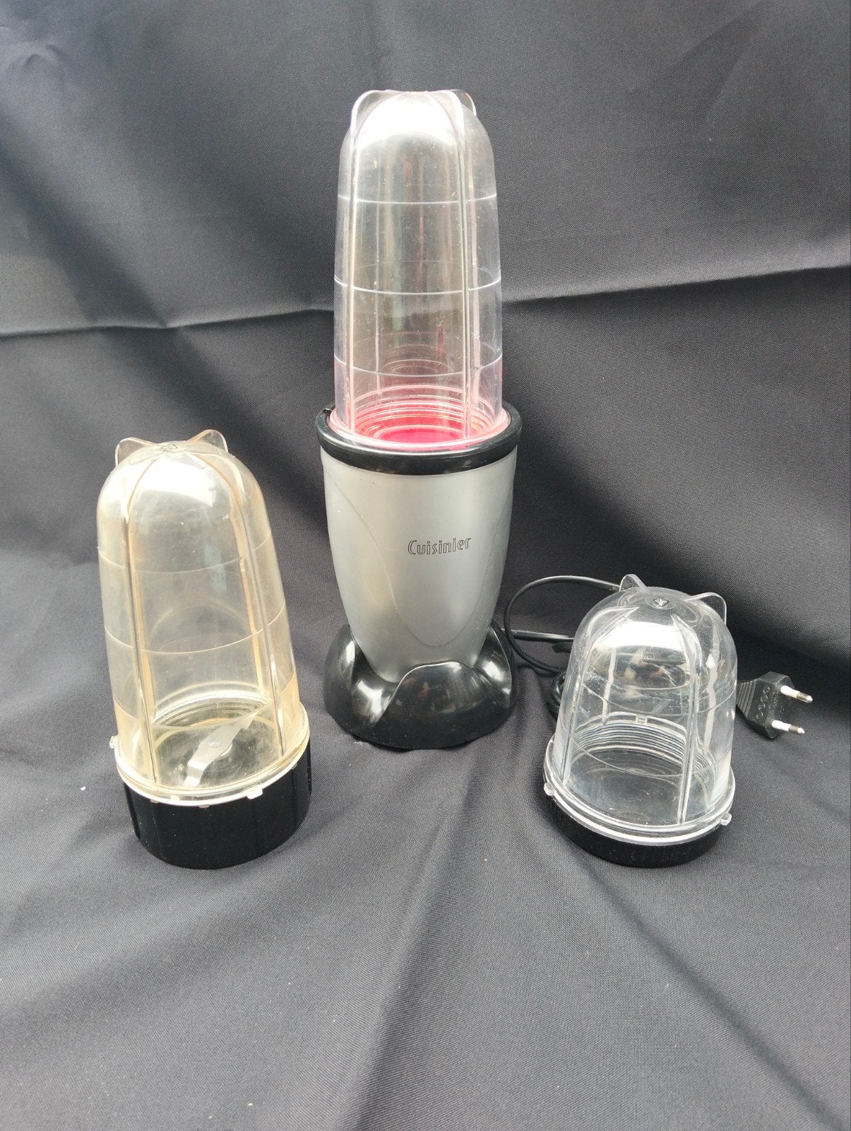 Cuisinier Blender met 3 bekers - Gebruikt, Verzenden, Gebruikt, Blender