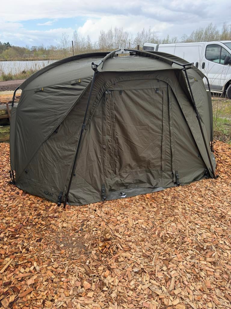 Solar SP Uni Spider Bivvy System (Compleet), Watersport en Boten, Hengelsport | Karpervissen, Ophalen, Zo goed als nieuw