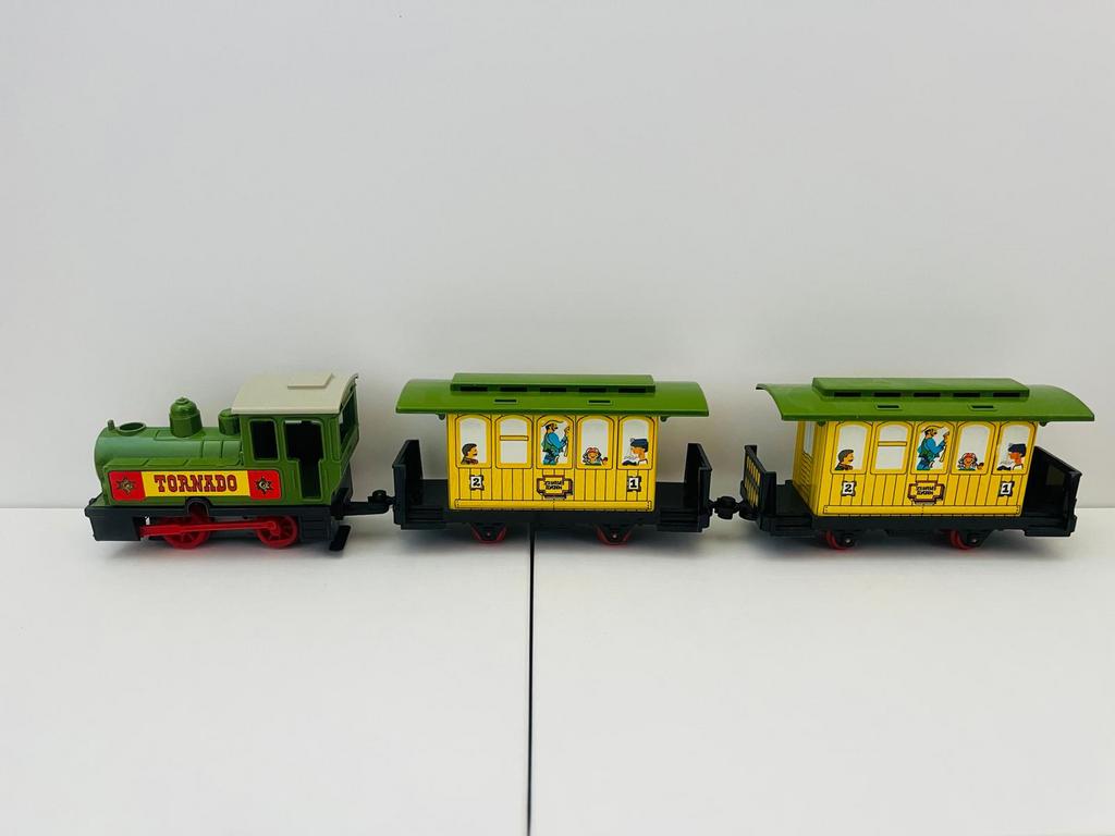 Retro model treintje. Jaren 80, Ophalen of Verzenden, Gebruikt, Auto