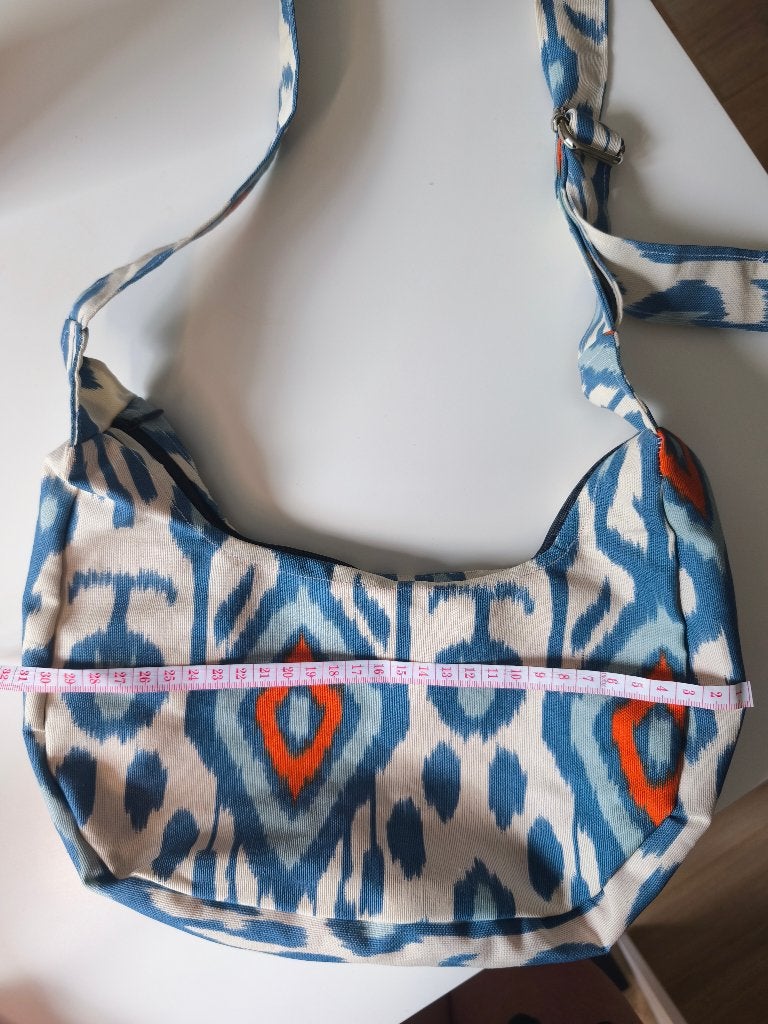 Handmade Blue Hobo Bag, Verzenden, Nieuw, Blauw, Schoudertasje