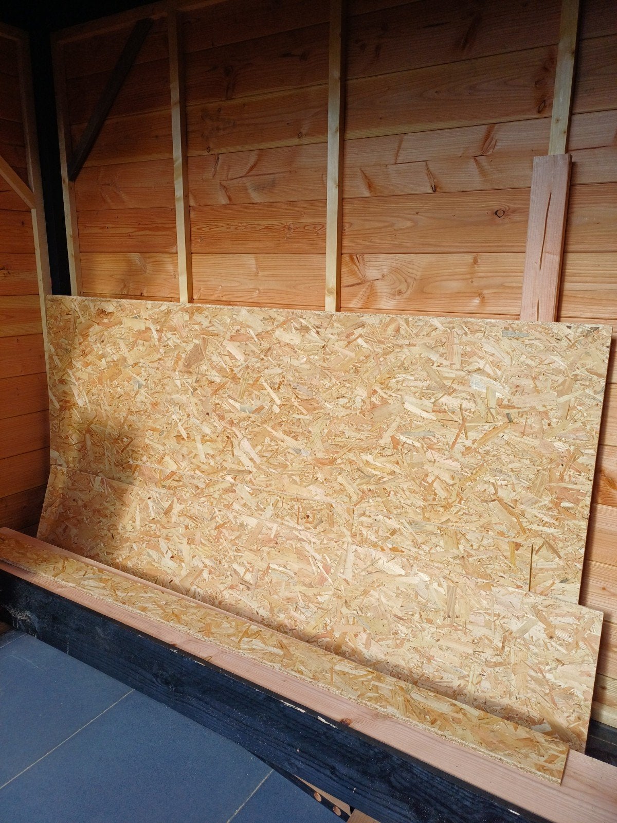 OSB plaat voor diverse bouwprojecten, Doe-het-zelf en Verbouw, Platen en Panelen, Ophalen, Gebruikt, Overige materialen, Minder dan 20 mm