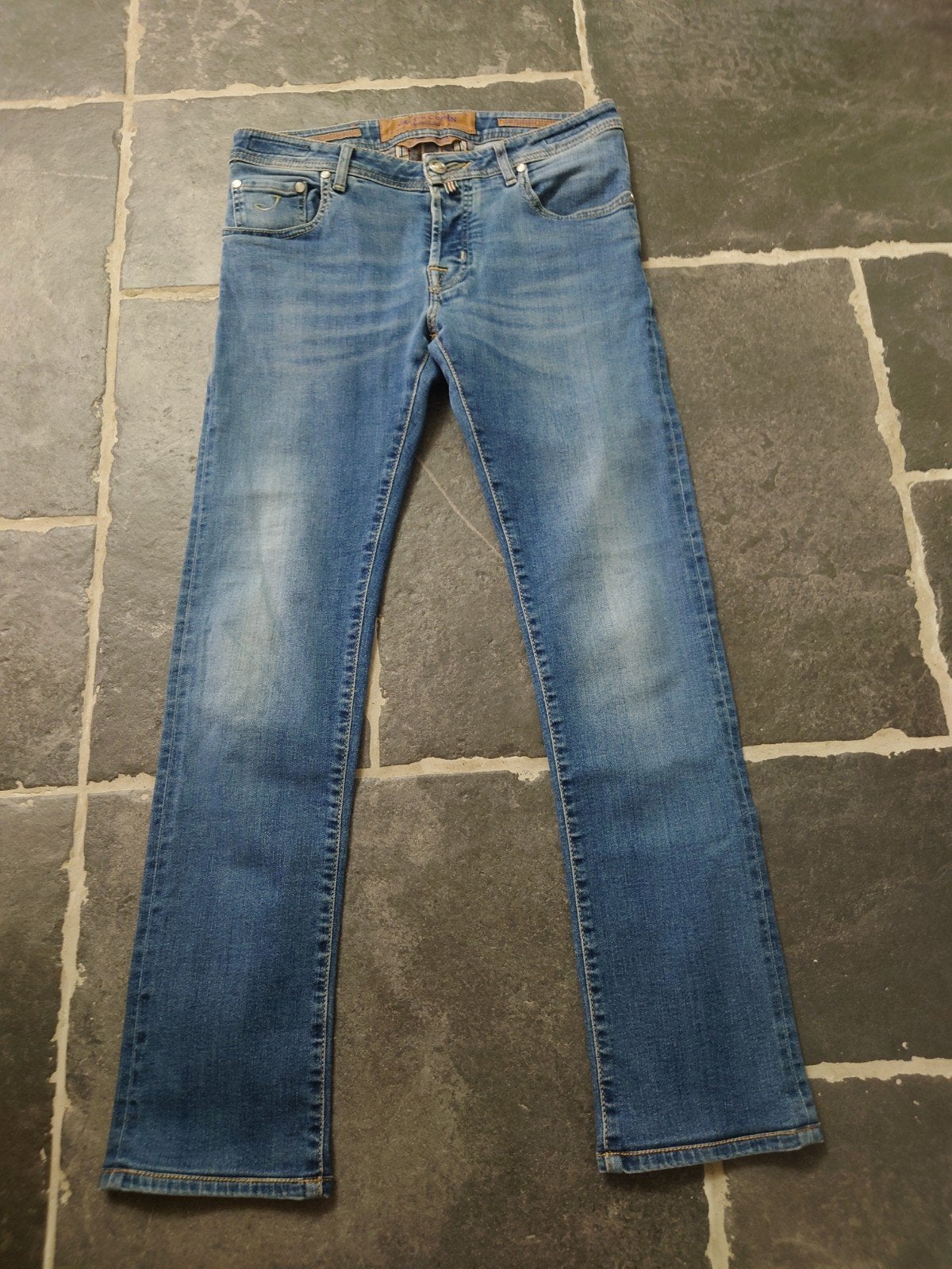 Jacob Cohen, Limited Ed. Style 622, no.211 of 360. W31 L30, Blauw, W32 (confectie 46) of kleiner, Ophalen of Verzenden, Zo goed als nieuw