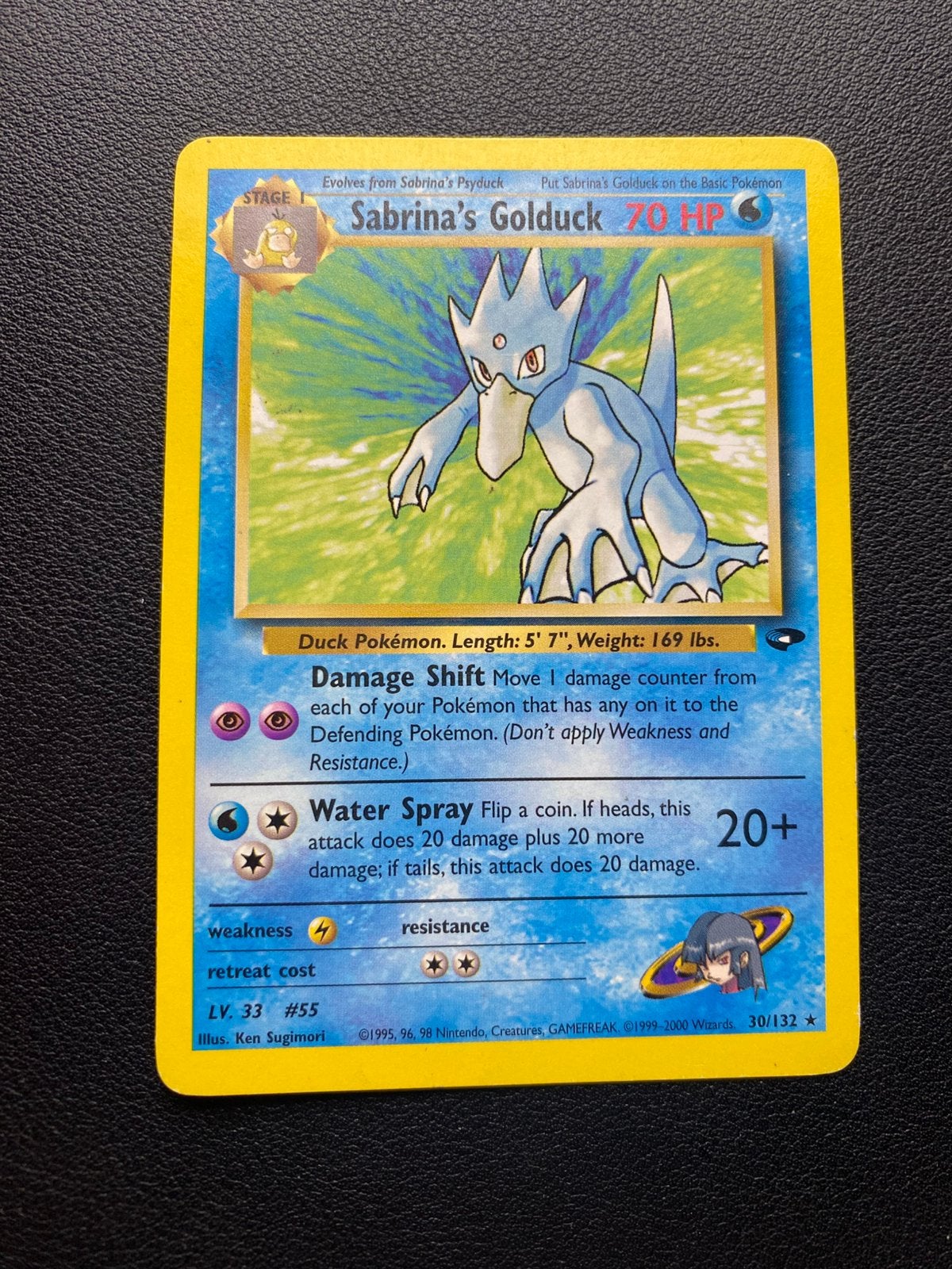 Sabrina’s Golduck - Gym Challenge - 30/132 - Pokemon kaart, Ophalen of Verzenden, Zo goed als nieuw