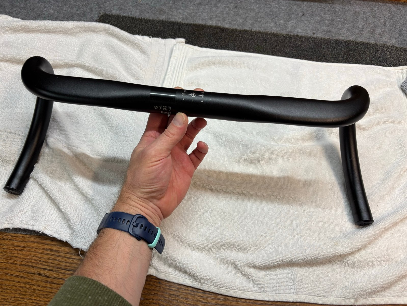 BBB Cycling GravelBar fietsstuur 420mm flare, Stuur, Ophalen of Verzenden, Zo goed als nieuw, Gravelbike