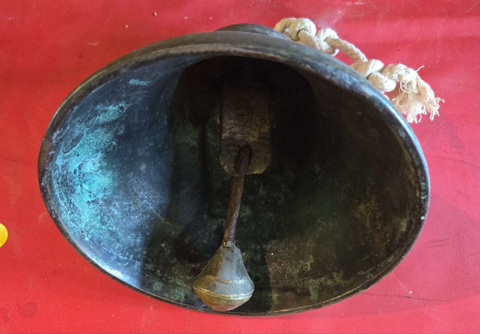 Antiek bronzen bel kloosterbel, Ophalen of Verzenden