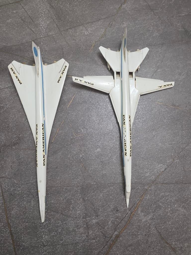 2 Pan Am Vantige Vliegtuigen - Schaalmodellen, Verzamelen, Ophalen of Verzenden, Gebruikt, Overige typen