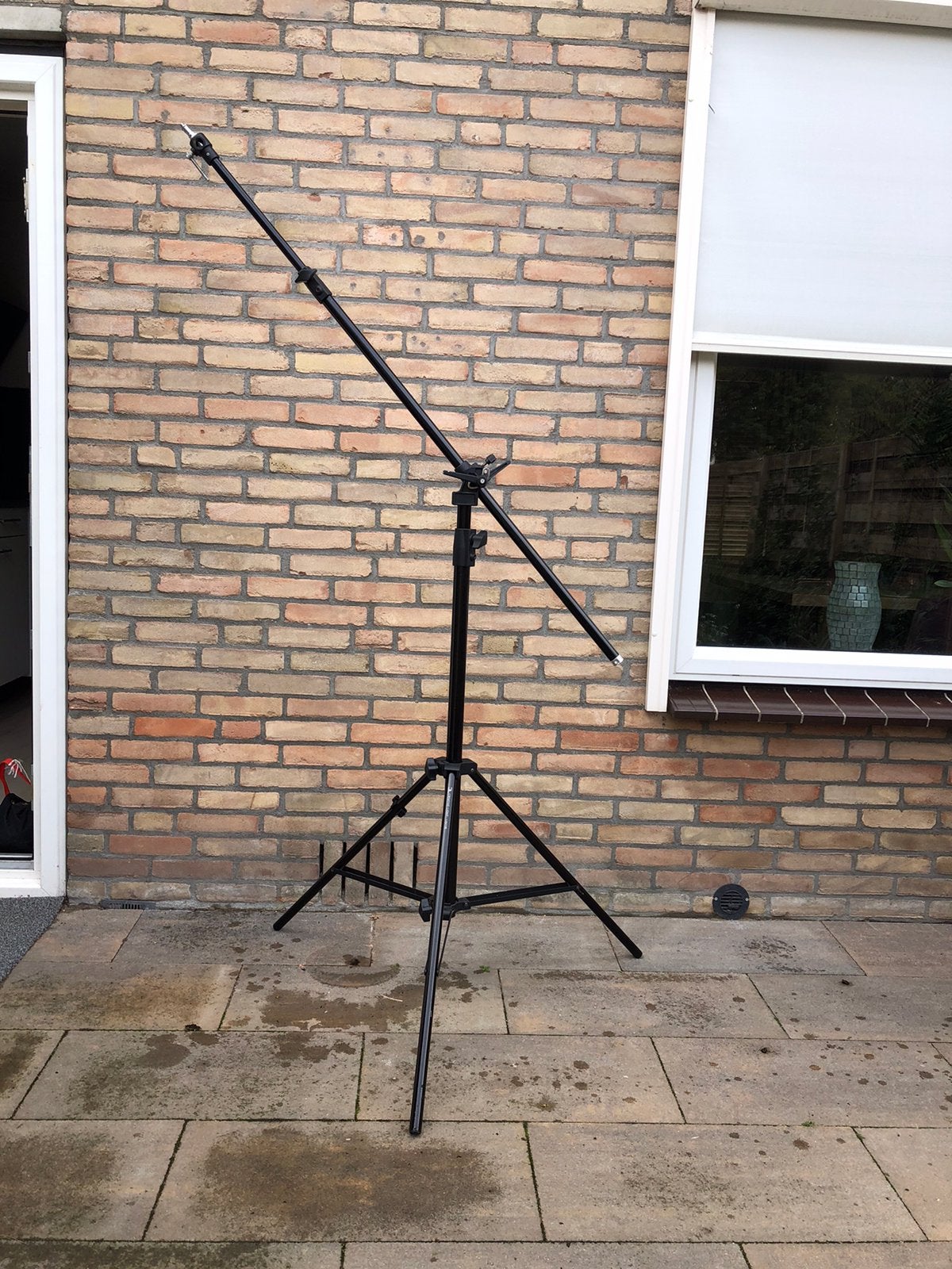 boomstatief zwart Lumo Pro, Audio, Tv en Foto, Fotografie | Statieven en Balhoofden, Ophalen, Zo goed als nieuw, Overige typen