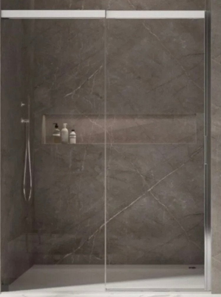 Douchedeur schuifdeur 160x200 cm, Ophalen, Nieuw, Glas, Douche