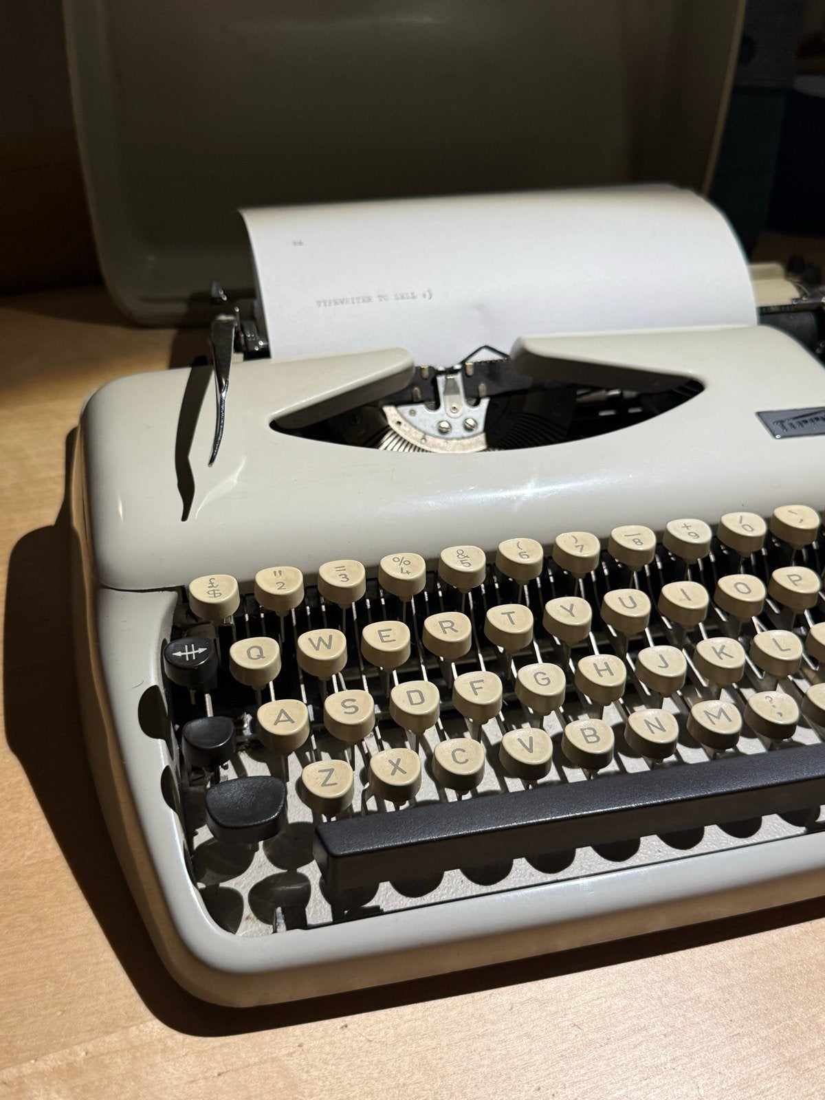 Vintage Triumph Tippa typemachine, Ophalen, Gebruikt