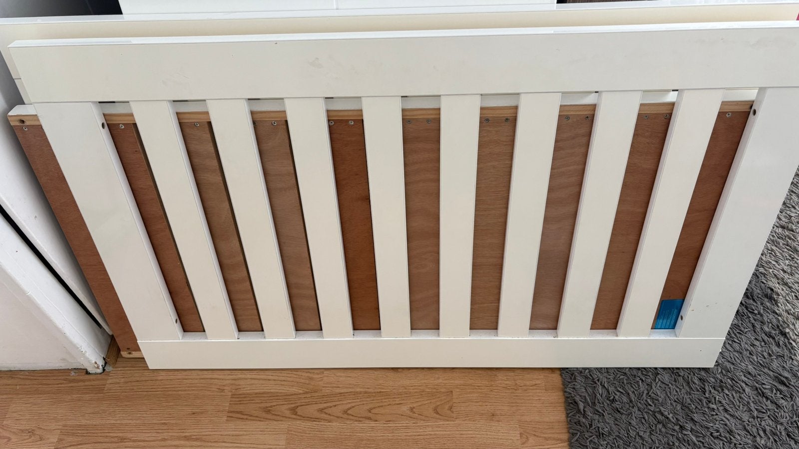 Gratis baby bed, Gebruikt, Jongetje of Meisje, Wit, Beddengoedset