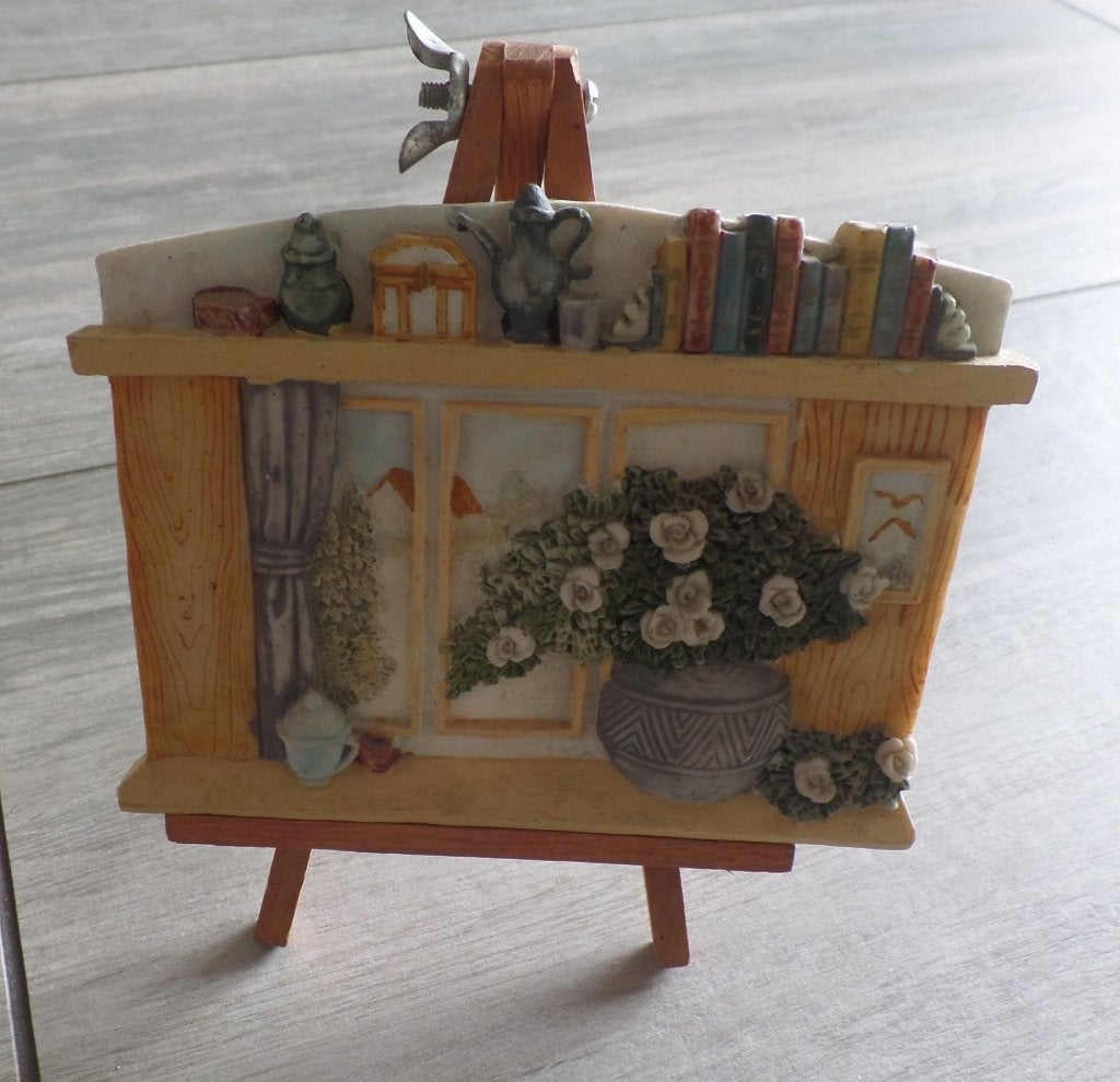 Stenen schilderijtje, Minder dan 50 cm, Ophalen of Verzenden, Zo goed als nieuw, Schilderij