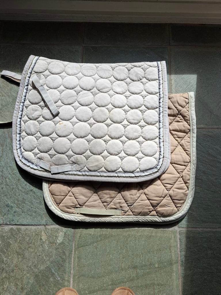 div dekjes full wit. crème en beige, Ophalen, Zo goed als nieuw