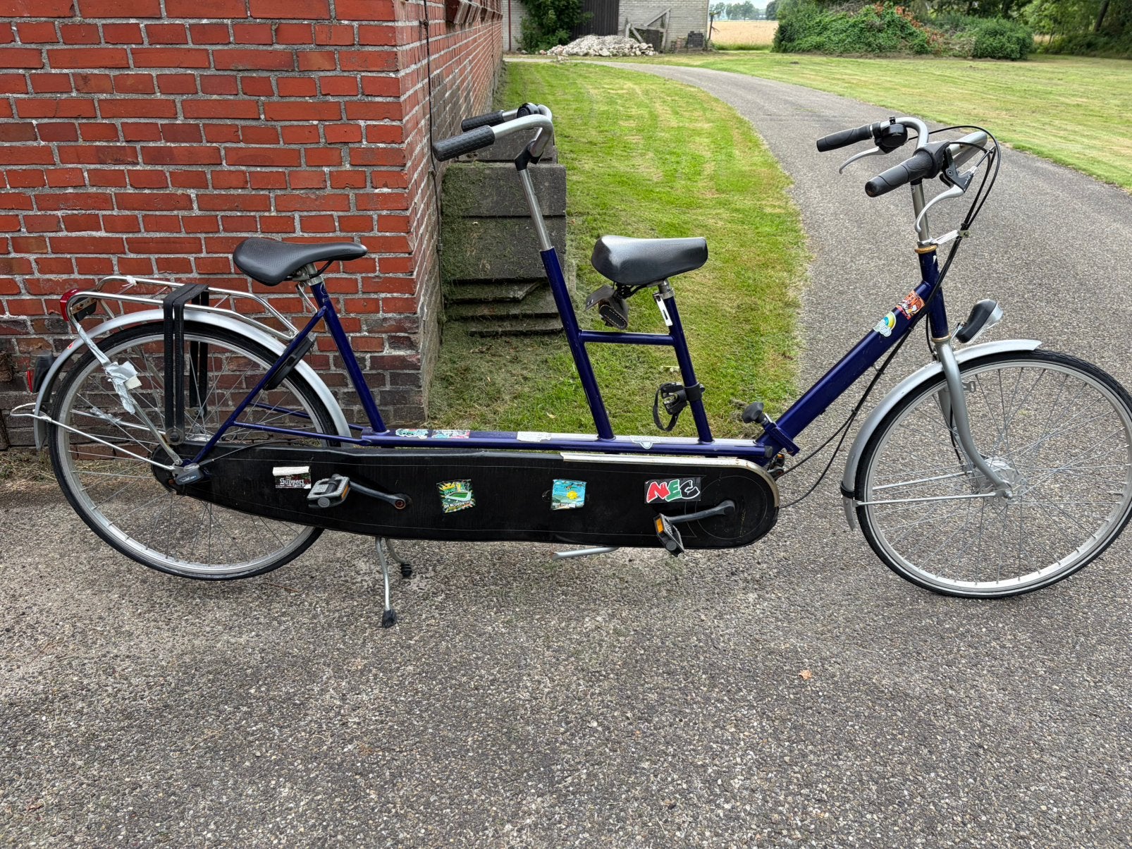 Tandem  fiets, Fietsen en Brommers, Fietsen | Tandems, 55 cm of meer, Ophalen, Zo goed als nieuw, Minder dan 10 versnellingen