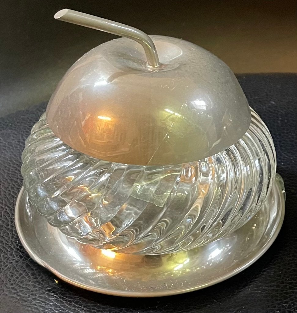 Jampotje ,lepelvaasje, thee-ei Brocante, Ophalen of Verzenden
