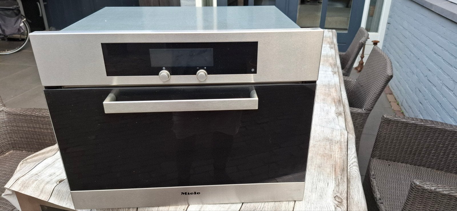 miele stoomoven, Ophalen, Zo goed als nieuw, Inbouw, Minder dan 85 cm