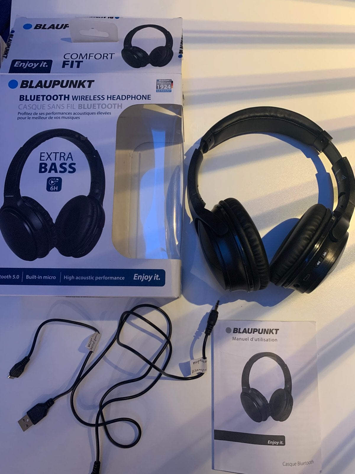 Overear koptelefoon van Blaupunkt BLP4632, Ophalen of Verzenden, Zo goed als nieuw