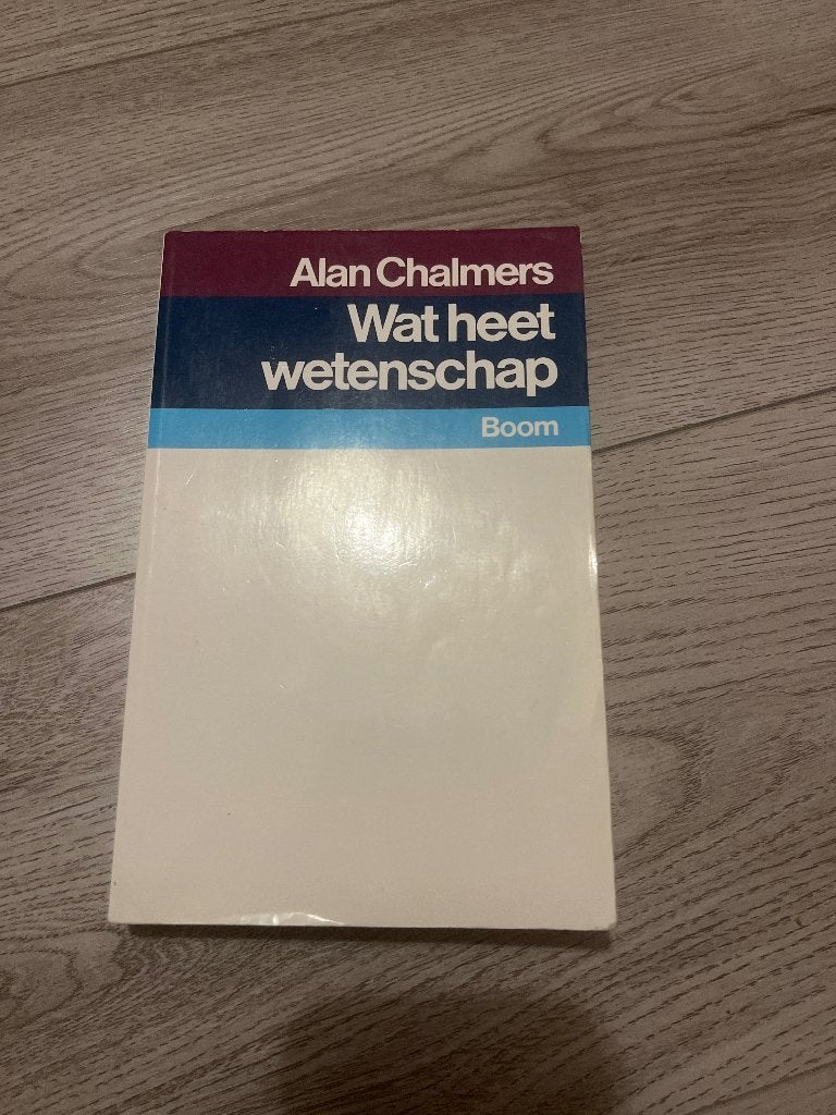 Wat heet wetenschap, Gelezen, Boom, Ophalen of Verzenden, WO