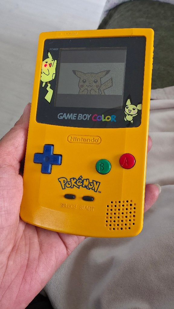 Nintendo Game Boy Color Pokémon Edition met 2 games, Ophalen, Gebruikt, Game Boy Color, Met games
