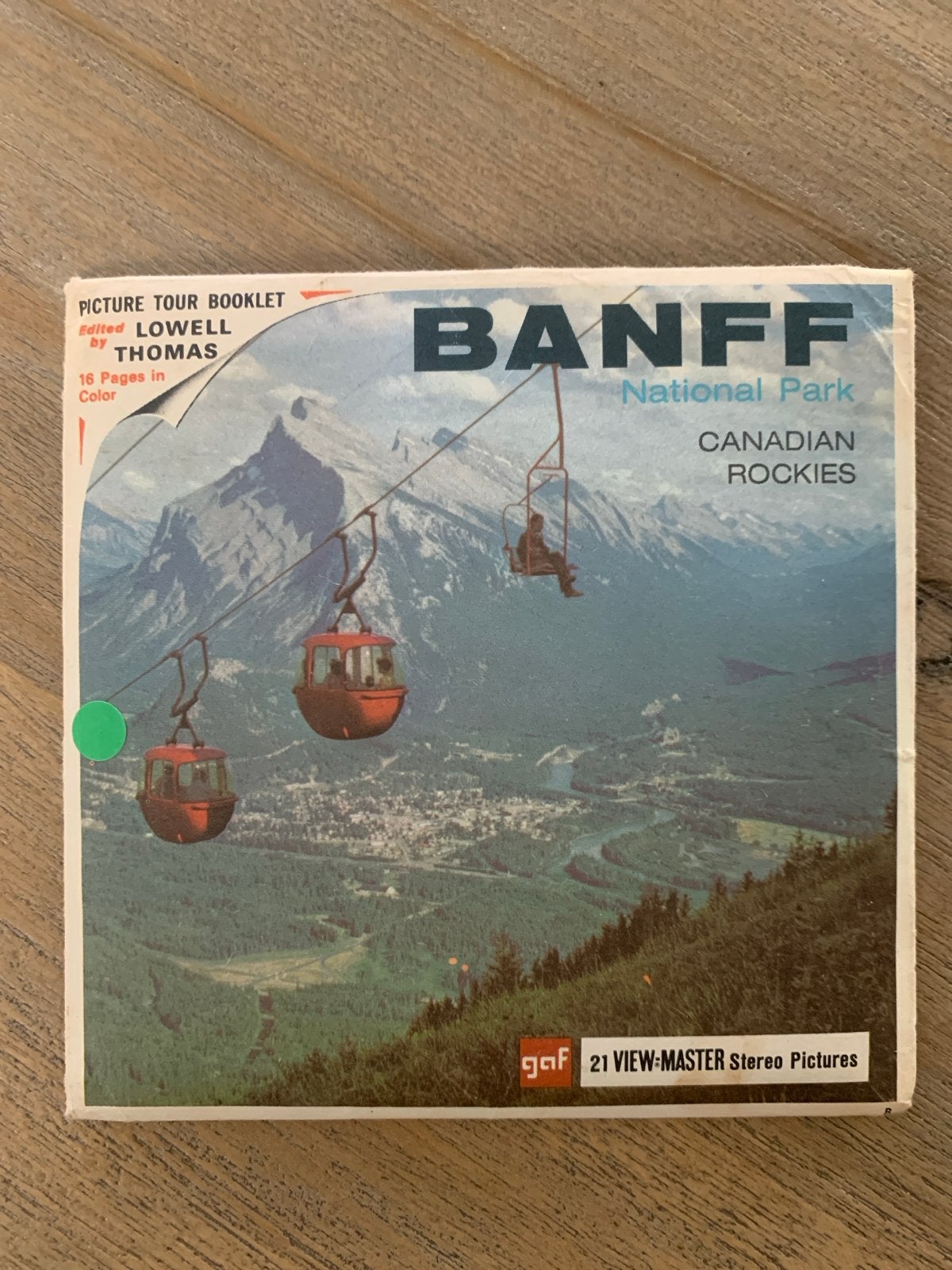 Vintage View-Master Banff National Park met 3 schijven, Ophalen of Verzenden, Gebruikt