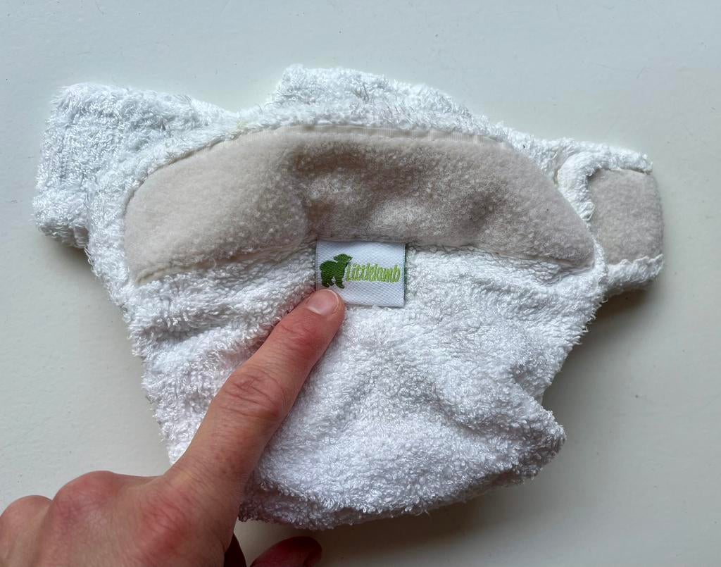 Wasbare luiers newborn Little Lamb, Ophalen of Verzenden, Gebruikt, Jongetje of Meisje