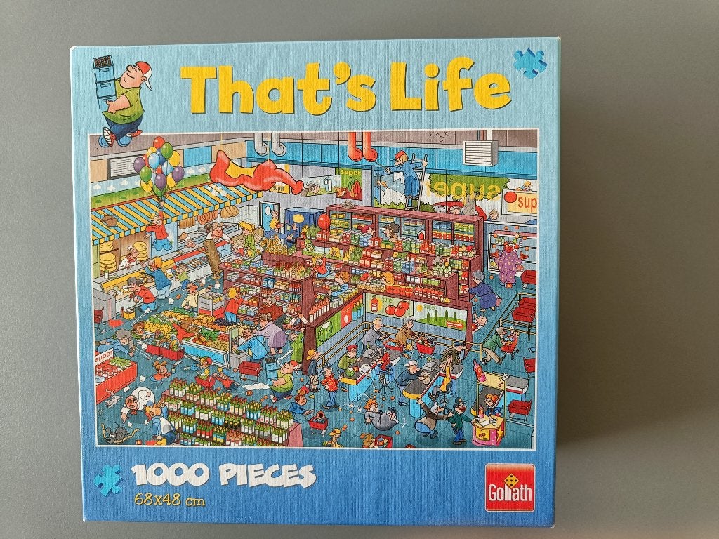 That's Life legpuzzel, Ophalen of Verzenden, 500 t/m 1500 stukjes, Zo goed als nieuw, Legpuzzel
