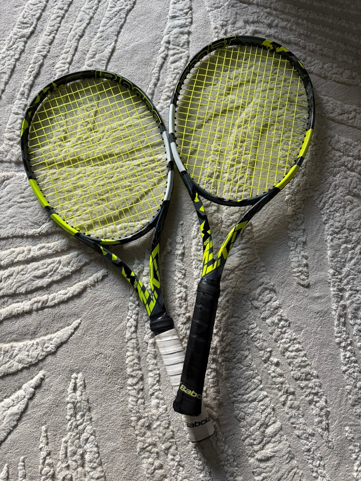 Top tennisrackets 2x Babolat pure aero 98, Sport en Fitness, Ophalen of Verzenden, Zo goed als nieuw, Racket, L3