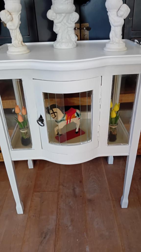 Theekastje. Vintage., Ophalen, Gebruikt, 50 tot 100 cm, Minder dan 100 cm