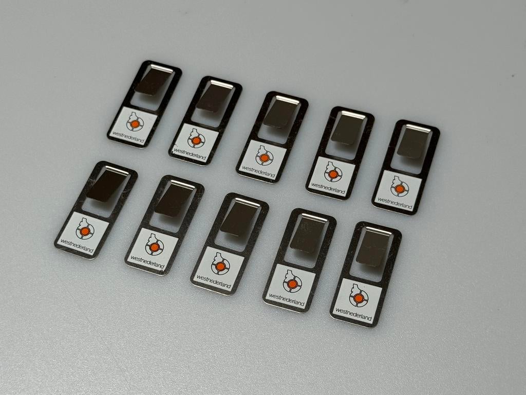 10x Westnederland papier clip, Verzamelen, Ophalen of Verzenden, Trein