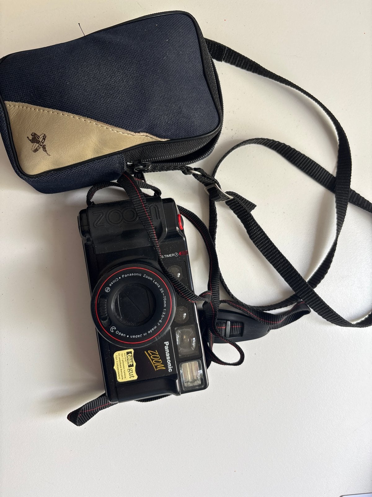 Panasonic Zoom Compact Camera met Tasje, Audio, Tv en Foto, Fotocamera's Analoog, Ophalen of Verzenden, Gebruikt, Compact, Overige Merken