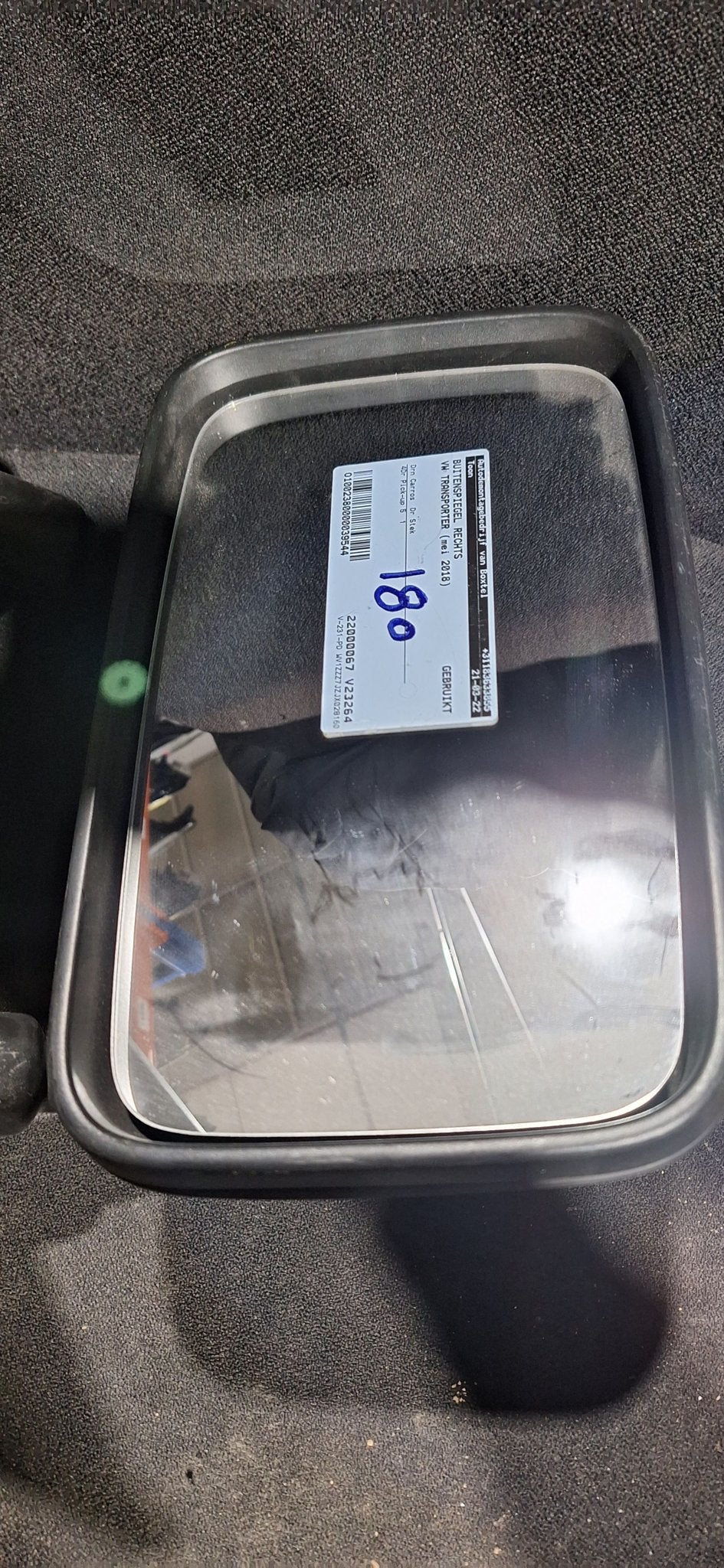 Volkswagen Transporter T6 rechter buitenspiegel (2018), Gebruikt, -, -, Ophalen of Verzenden