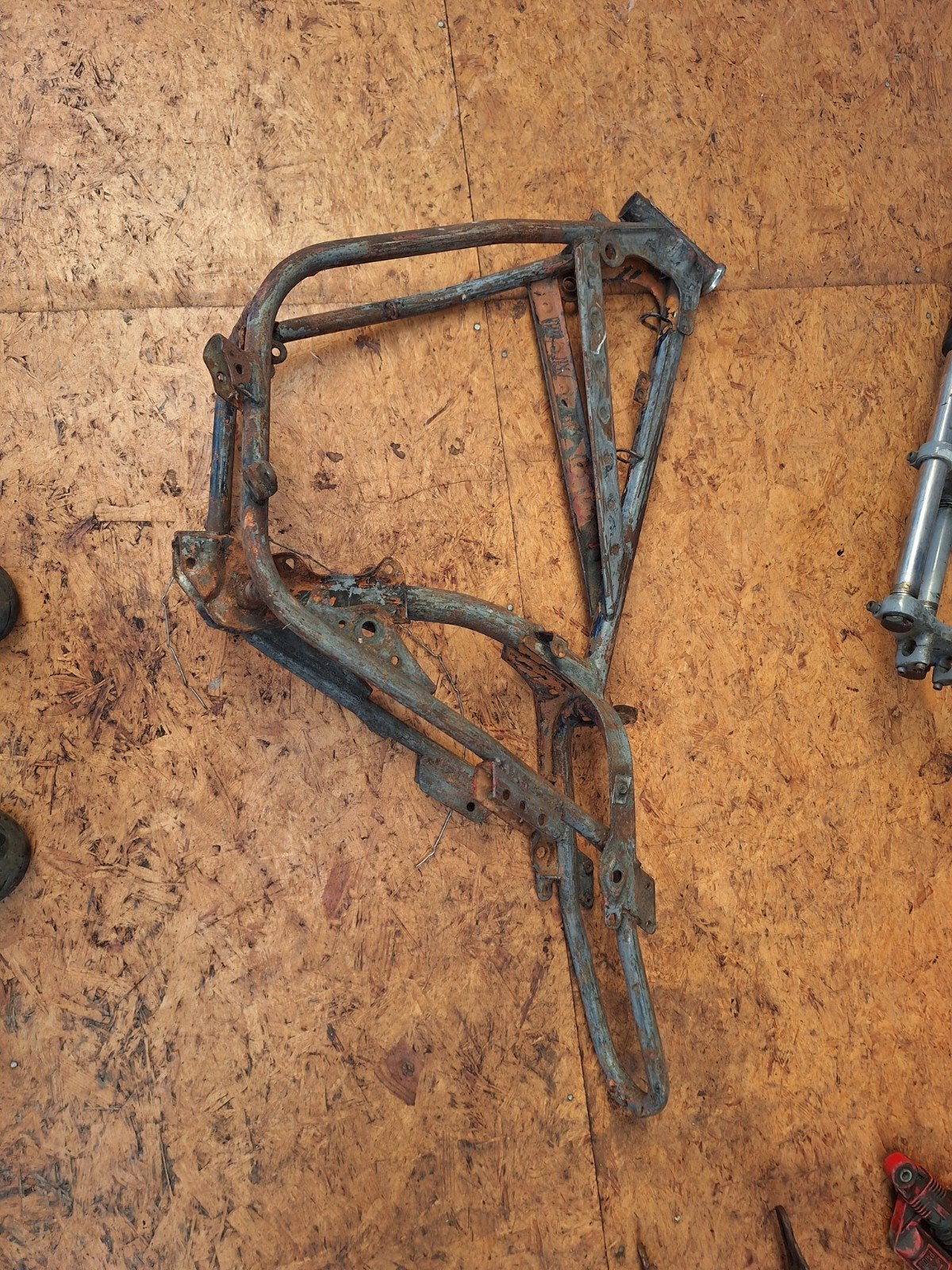 diverse BSA mototfiets onderdelen, Ophalen