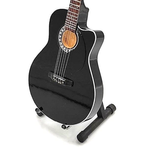 Jon Bon Jovi zwart miniatuur gitaar 25cm mini guitar deco, Info@deconoord.nl, Deco Noord, Nieuw, Ophalen of Verzenden