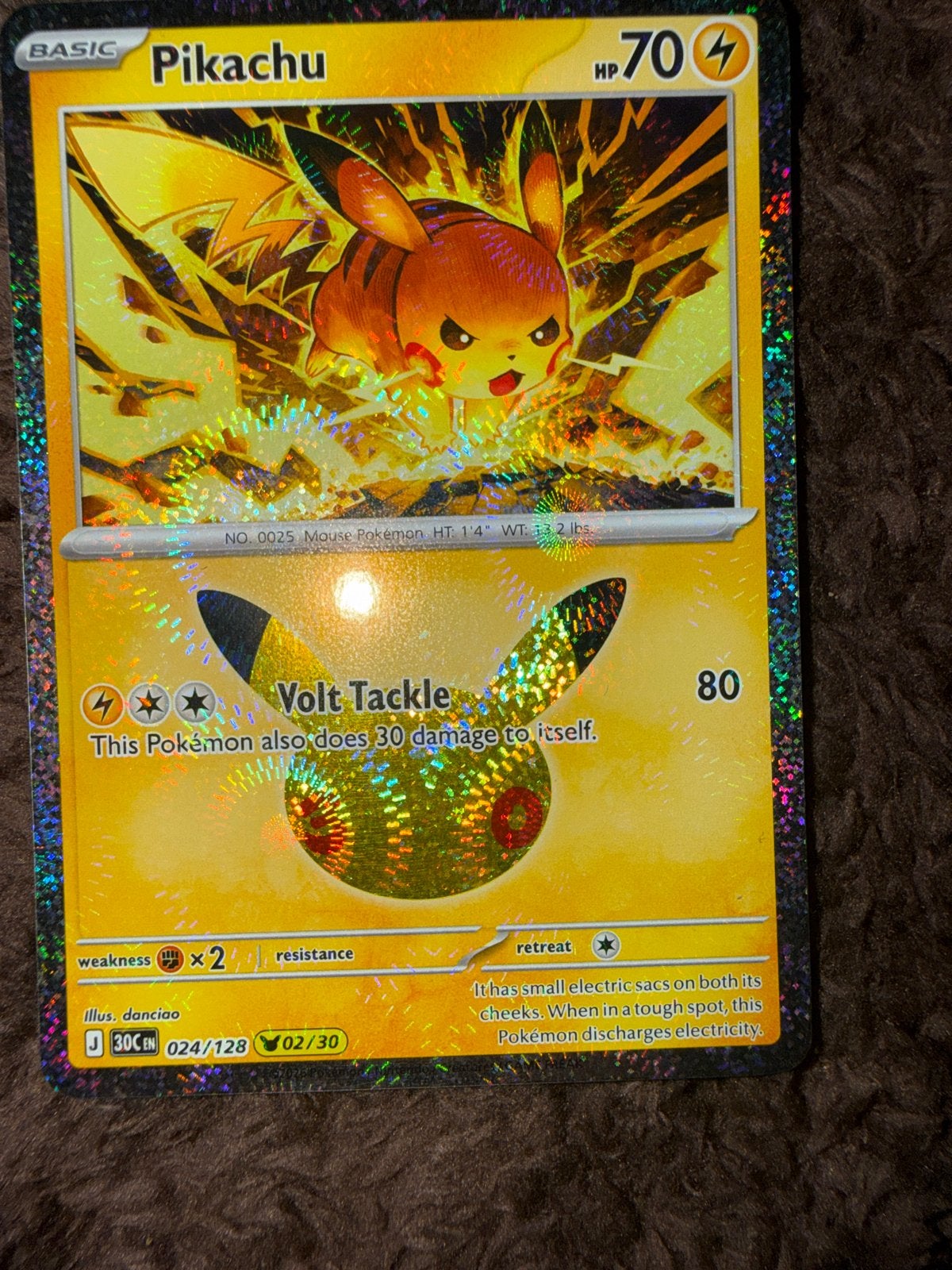 Pikachu VMAX Gold Secret Rare Pokémon Kaart (Foil), Ophalen of Verzenden, Zo goed als nieuw, Losse kaart, Foil