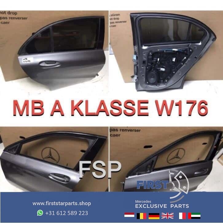 W176 A Klasse deur compleet portier RLVA GRIJS ZWART WIT BLA, Gebruikt, -, Deur, Ophalen of Verzenden