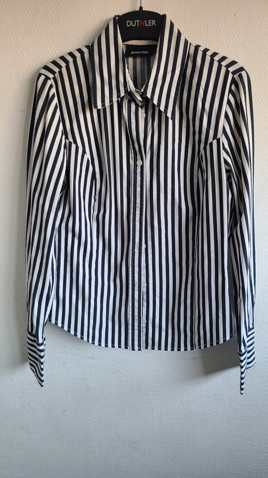 Gestreepte blouse Promiss maat 36, Promiss, Zwart, Ophalen of Verzenden, Zo goed als nieuw