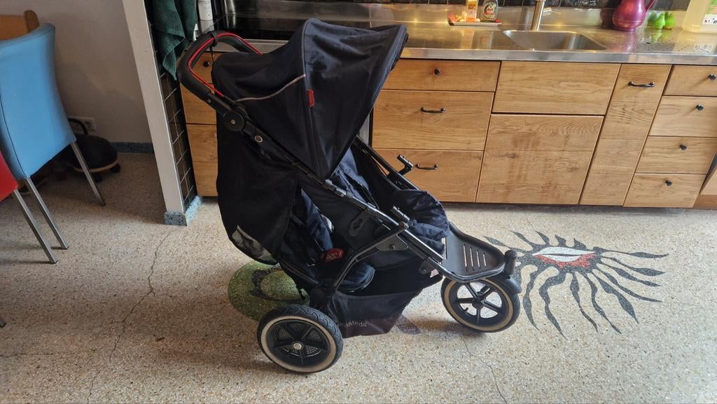 Phil&Teds Duowagen Sportmodel - Compleet & Wendbaar, Gebruikt, Duowagen, Ophalen, Kinderwagen