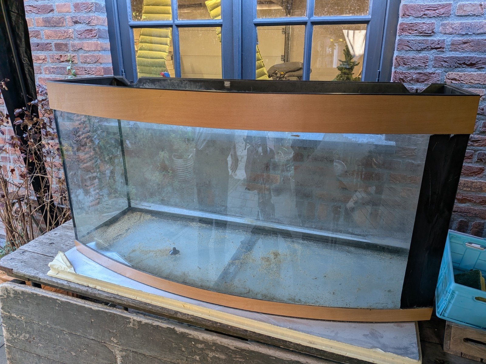 aquarium 180 liter, Ophalen, Gebruikt, Leeg aquarium
